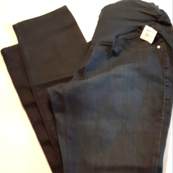 Fade To Blue Denim Maternity Jeans Size XL. NWT - Picture 1 of 4